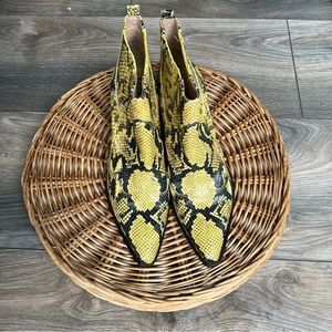 Sam Edelman Winona snake boots 10